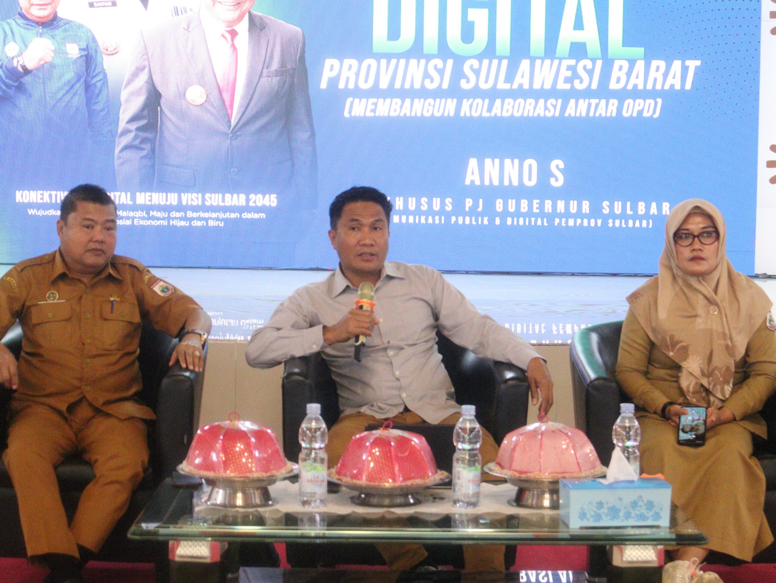 Dinas Komunikasi Informatika Statistik dan Persandian (Kominfo SP) Provinsi Sulawesi Barat (Sulbar) menggelar Rapat Koordinasi (Rakor) Agen Kehumasan Organisasi Perangkat Daerah (OPD)