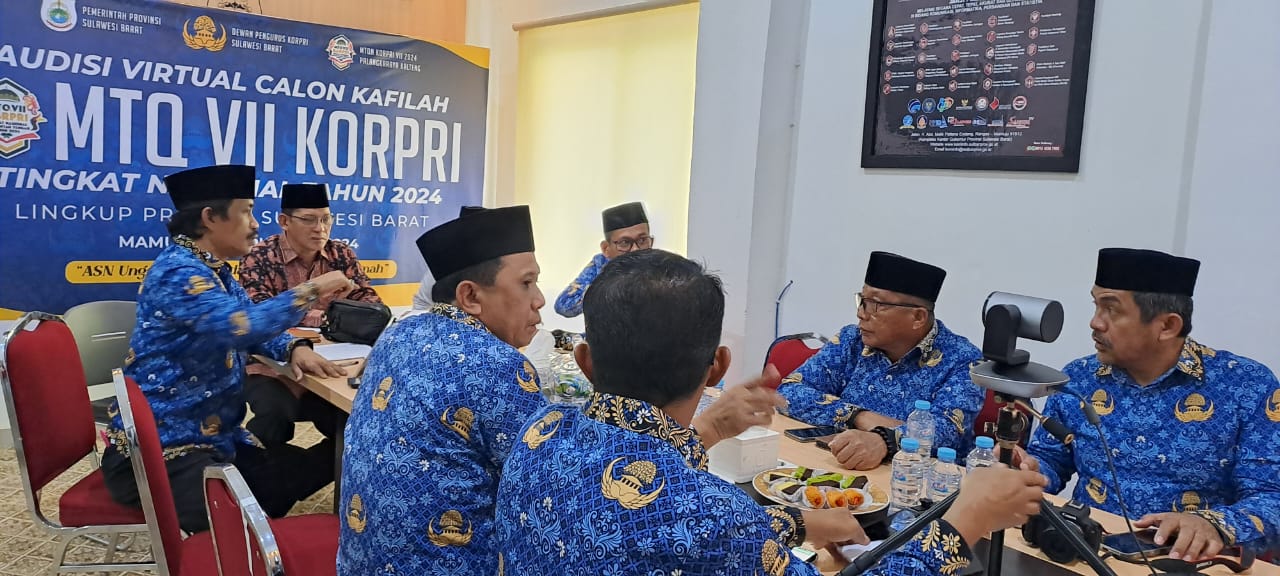 Audisi Virtual Calon Kafilah MTQ VII KORPRI Tingkat Nasional Tahun 2024