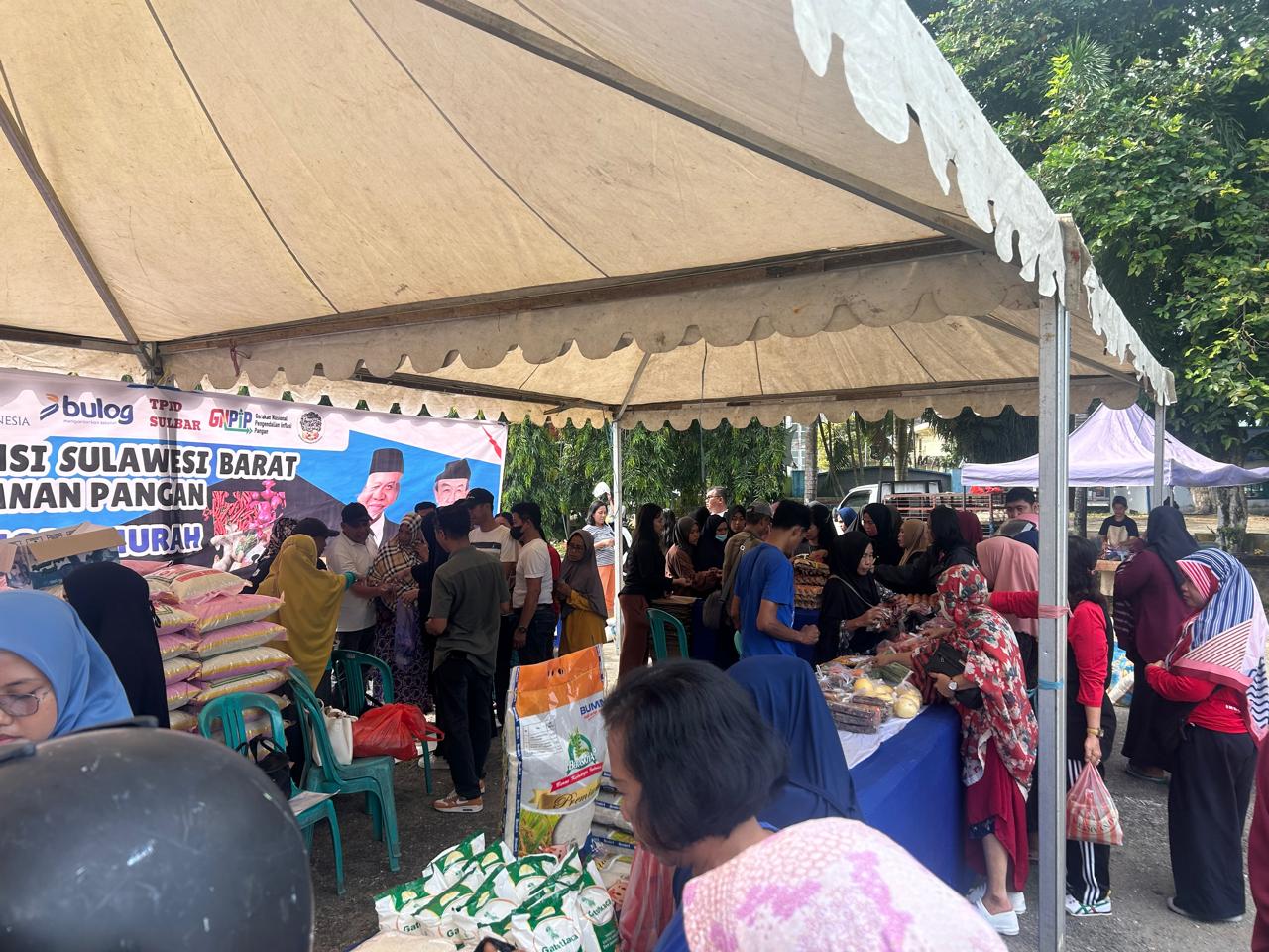 Pemprov Sulbar Melalui Dinas Ketahanan Pangan Gelar Gerakan Pangan Murah
